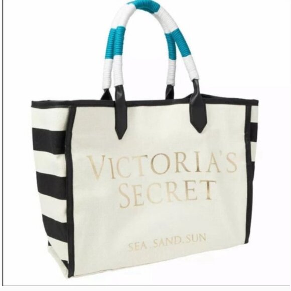 Victoria's Secret Large Sea Sand Sun Tote Bag‎ NEW - Picture 2 of 8